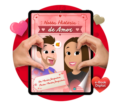 Cena do livro Personalizado do livro Nossa história de amor Cena do livro Personalizado do livro Nossa história de amor