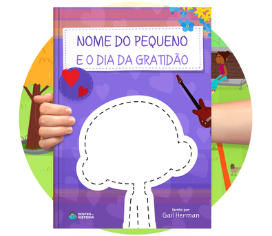 Cena do livro Personalizado do livro O Dia da Gratidão