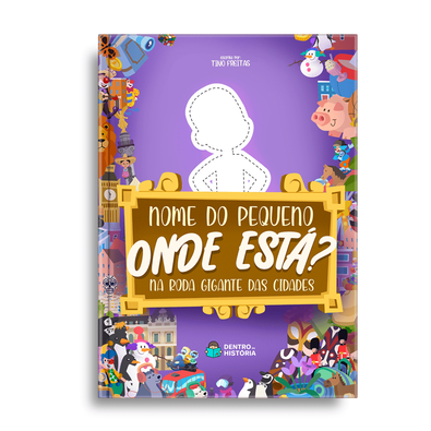 Capa do livro personalizado do Roda Gigante das Cidades