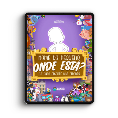 Capa do livro personalizado do Roda-gigante das Cidades