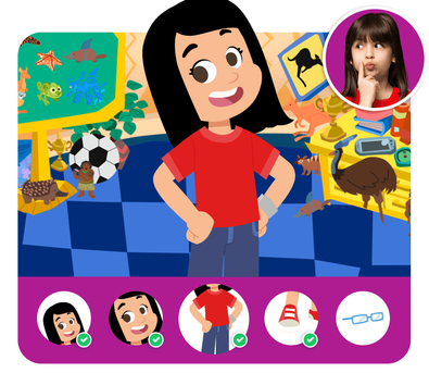 Personalização do protagonista na história personalizada do Onde Está?