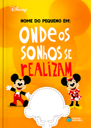 Capa do livro personalizado do Onde Os Sonhos Se Realizam