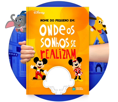 Cena do livro Personalizado do livro Onde os Sonhos se Realizam Cena do livro Personalizado do livro Onde os Sonhos se Realizam