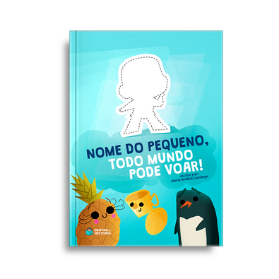 Capa do livro personalizado do Todo Mundo Pode Voar