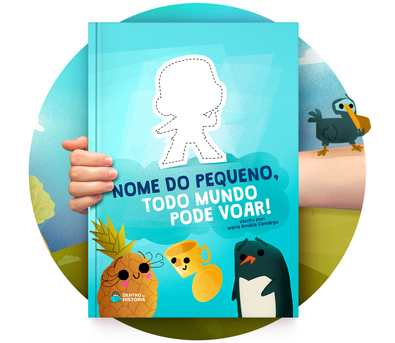 Cena do livro Personalizado do livro Todo Mundo Pode Voar