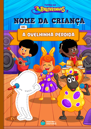 Capa do livro personalizado de A Ovelhinha Perdida