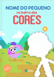Capa do livro personalizado do Bairro das Cores