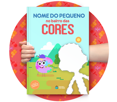 Cena do livro Personalizado do livro Bairro das Cores