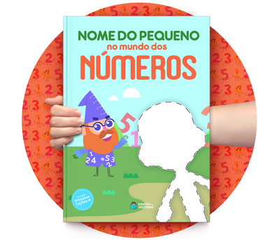Cena do livro personalizado Mundo dos Números