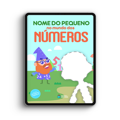 Capa do livro personalizado do O Mundo dos Números