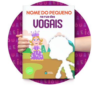 Cena do livro Personalizado do livro Rua das Vogais