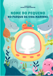 Capa do livro personalizado do Parque da Vida Marinha