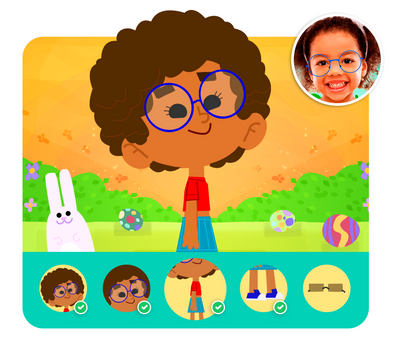 Personalização do protagonista na história personalizada do Datas Especiais Personalização do protagonista na história personalizada do Datas Especiais