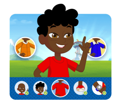 Personalização do protagonista na história personalizada do Patrulha Canina Personalização do protagonista na história personalizada do Patrulha Canina