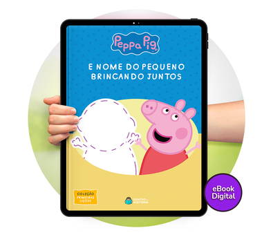 Cena do livro Personalizado do livro Brincando juntos