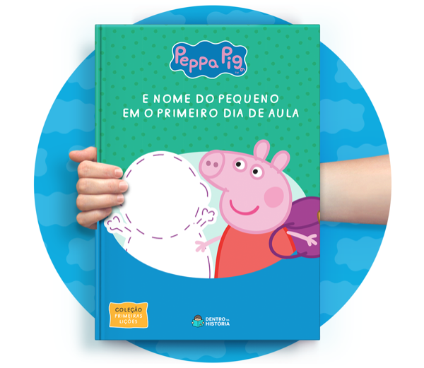 Cena do livro Personalizado do livro Primeiro Dia de Aula