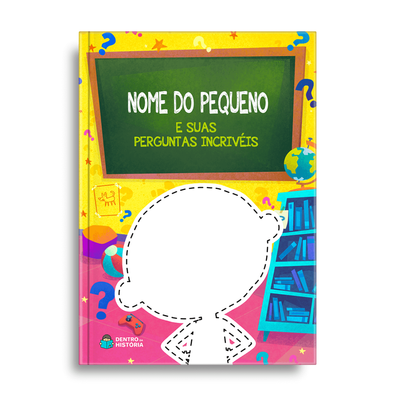 Capa do livro personalizado do Perguntas Incríveis