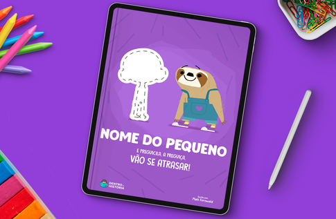 eBook "Preguicila, a preguiça, vai se atrasar!"
