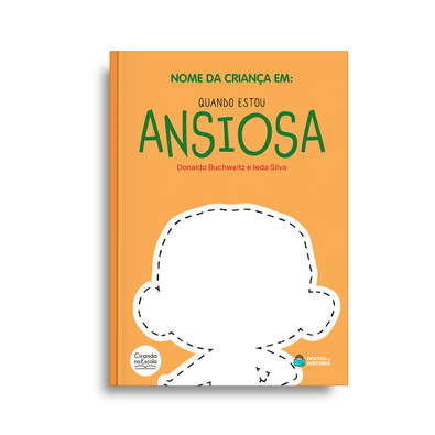 Capa do livro personalizado do Quando Estou Ansioso