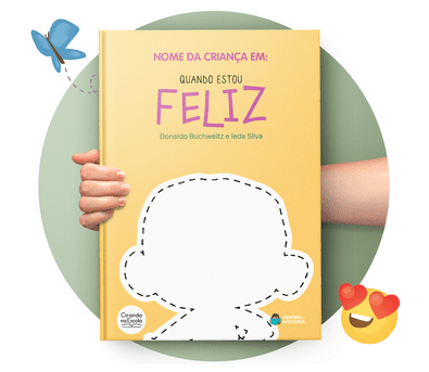 Cena do livro Personalizado do livro Quando Estou Feliz