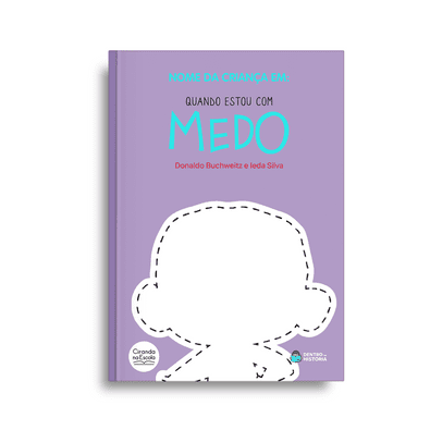 Capa do livro personalizado do Quando Estou com Medo