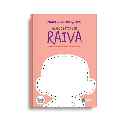Capa do livro personalizado do Quando Estou com Raiva