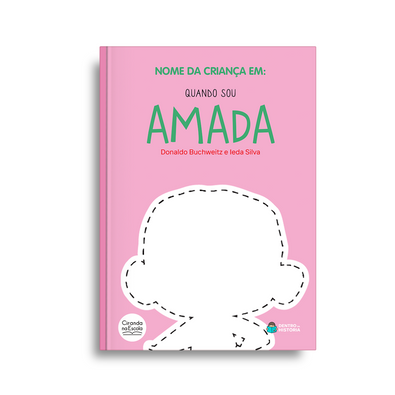 Capa do livro personalizado do Quando Sou Amado
