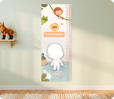 Personalização do protagonista na história personalizada do Dentro da História