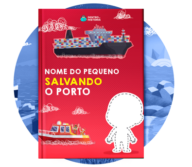 Cena do livro Personalizado do livro Salvando o Porto