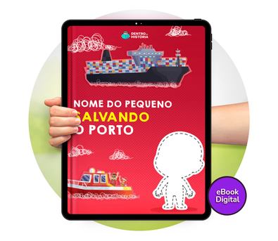 Cena do livro Personalizado do livro Salvando o Porto