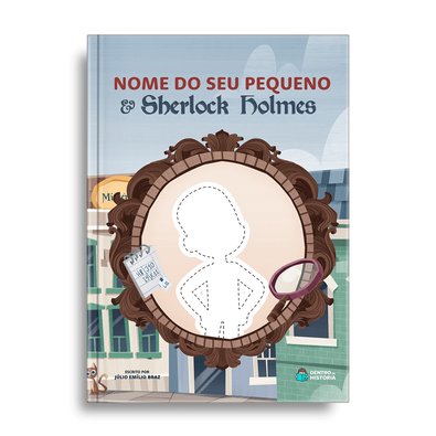 Capa do livro personalizado do Sherlock Holmes