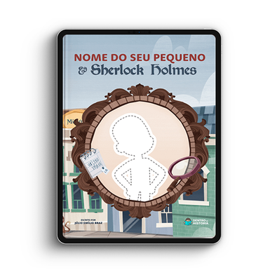 Capa do livro personalizado do Sherlock Holmes