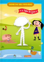 Capa do livro personalizado do O Show da Luna! - Brincando com os Animais