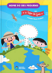 Capa do livro personalizado do Viagem pelo Mundo