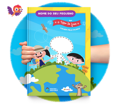 Cena do livro Personalizado do livro Viagem pelo Mundo Cena do livro Personalizado do livro Viagem pelo Mundo