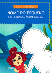 Capa do livro personalizado do Reino das Águas Claras