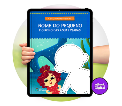 Cena do livro Personalizado do livro Reino das Aguas Claras