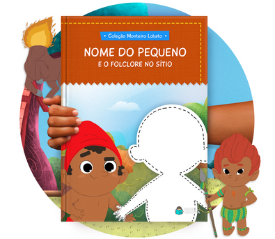 Cena do livro Personalizado do livro Folclore no Sítio Cena do livro Personalizado do livro Folclore no Sítio