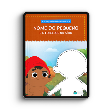 Capa do livro personalizado do Folclore no Sítio