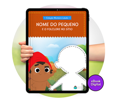 Cena do livro Personalizado do livro Folclore no Sítio