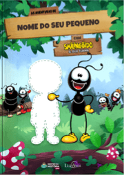 Capa do livro personalizado do Smilinguido - Aventura, amor e generosidade