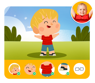 Personalização do protagonista na história personalizada do Sobrapar