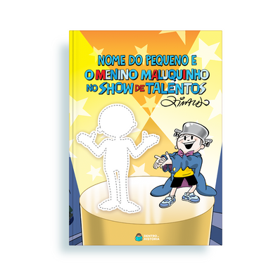 Capa do livro personalizado do Show de Talentos