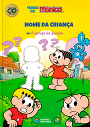 Capa do livro personalizado da Turma da Mônica - Sumiço do Sansão
