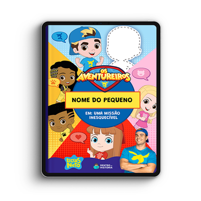 Capa do livro personalizado do Uma Missão Inesquecível