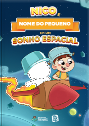 Capa do livro personalizado do DSOP - Sonho Espacial