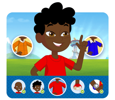 Personalização do protagonista na história personalizada do Patrulha Canina Personalização do protagonista na história personalizada do Patrulha Canina