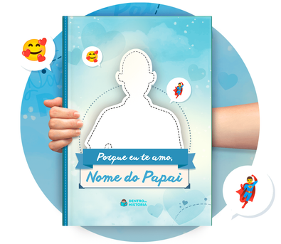 Cena do livro Personalizado do livro Porque Eu te Amo, Papai Cena do livro Personalizado do livro Porque Eu te Amo, Papai