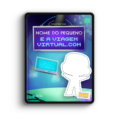 Capa do livro personalizado do Uma Viagem Virtual.com