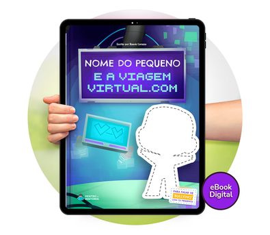 Cena do livro Personalizado do livro Uma Viagem Virtual.com